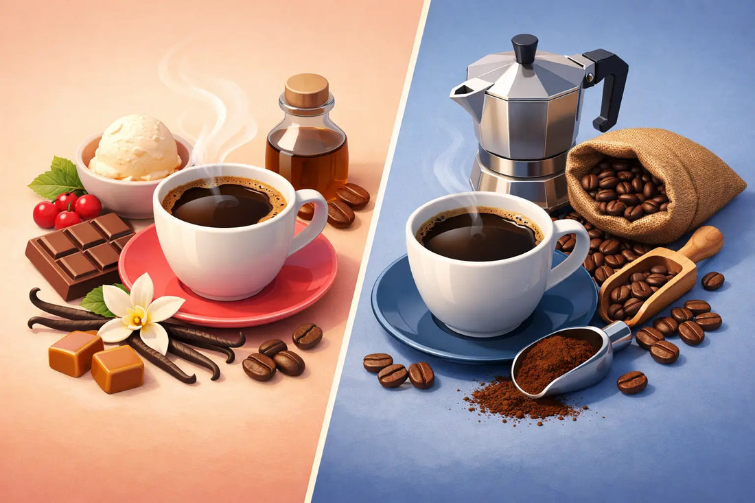 Flavored Coffee vs Regular Coffee