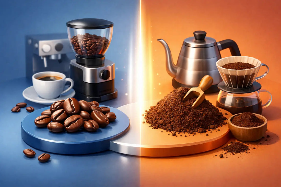 Coffee Beans vs Ground Coffee: What Wins?